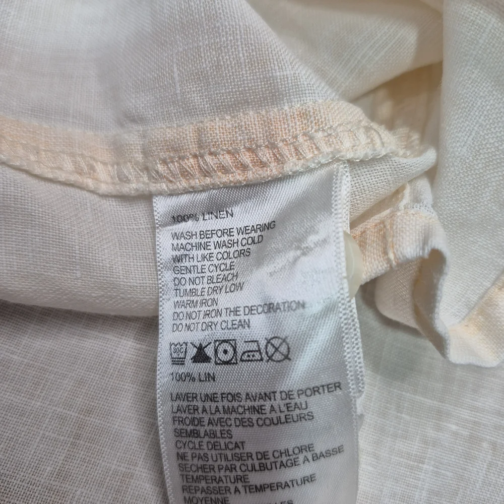 Tommy Bahama Light Orange Button Down Linen Shirt 2755/2